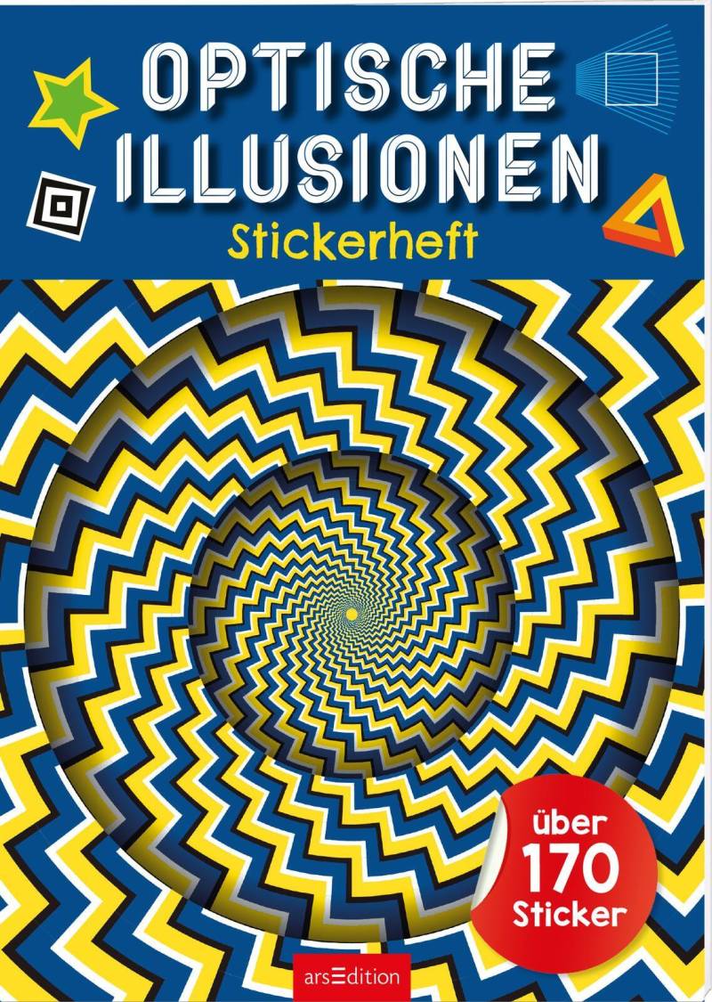 arsEdition - Optische Illusionen Stickerheft arsEdition - Optische Illusionen Stickerheft