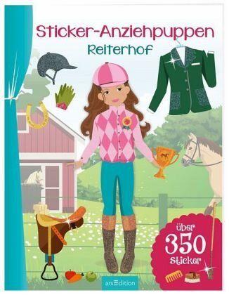 arsEdition - Stickerheft Anziehpuppen Reiterhof