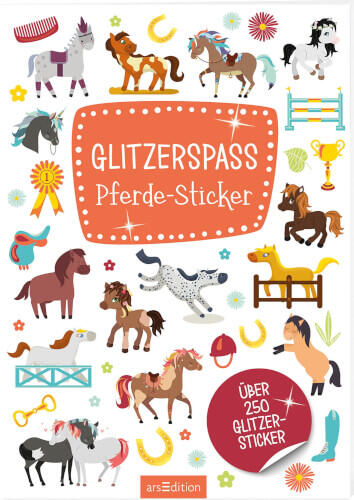 arsEdition - Stickerheft Glitzer Pferde