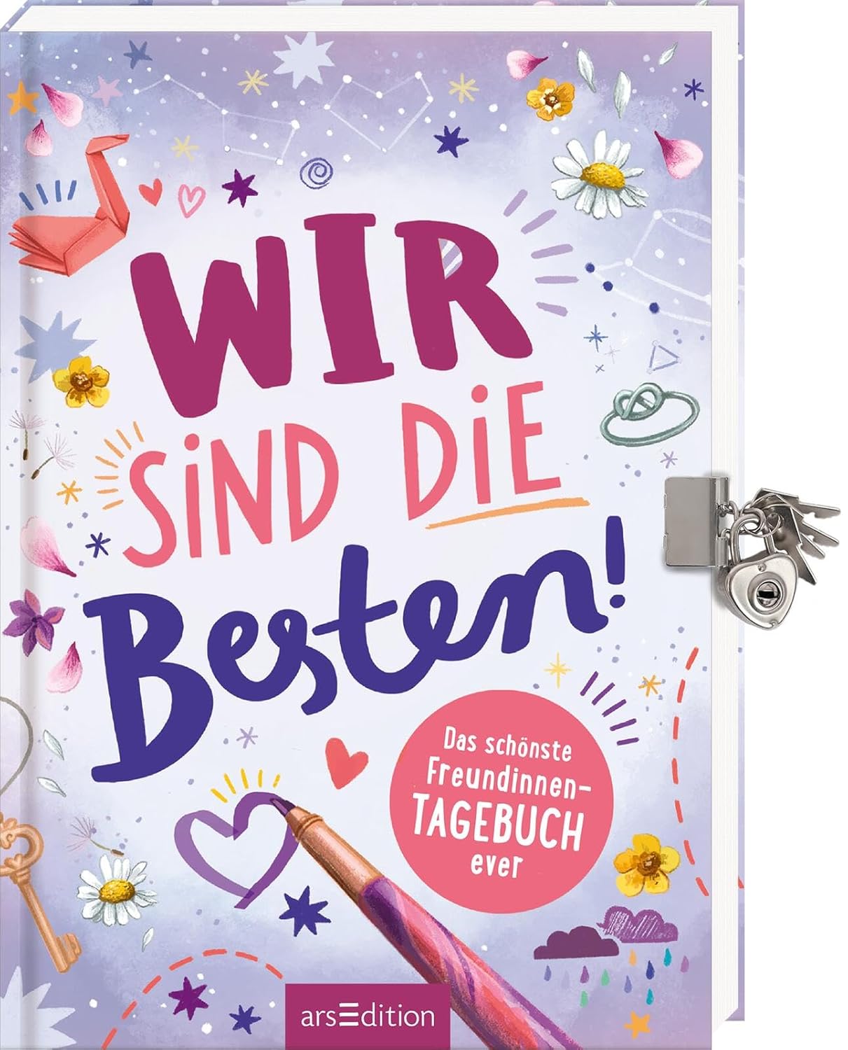 arsEdition - Wir sind die Besten, Tagebuch für bis zu 4 Freundinnen arsEdition - Wir sind die Besten, Tagebuch für bis zu 4 Freundinnen