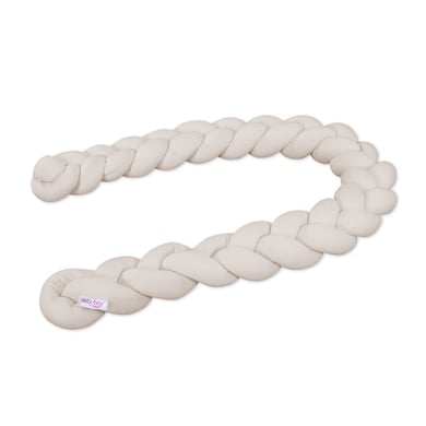 babybay® Nestchenschlange geflochten 200 cm creme von babybay