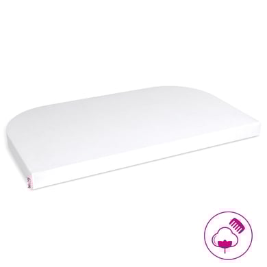babybay Spannbetttuch Deluxe Jersey passend für Modell Boxspring XXL weiß von babybay