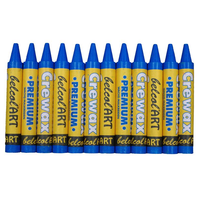 belcolART Crewax Premium 12 Wachsmalstifte hellblau belcolART Crewax Premium 12 Wachsmalstifte hellblau