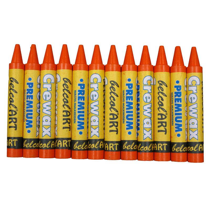 belcolART Crewax Premium 12 Wachsmalstifte orange belcolART Crewax Premium 12 Wachsmalstifte orange