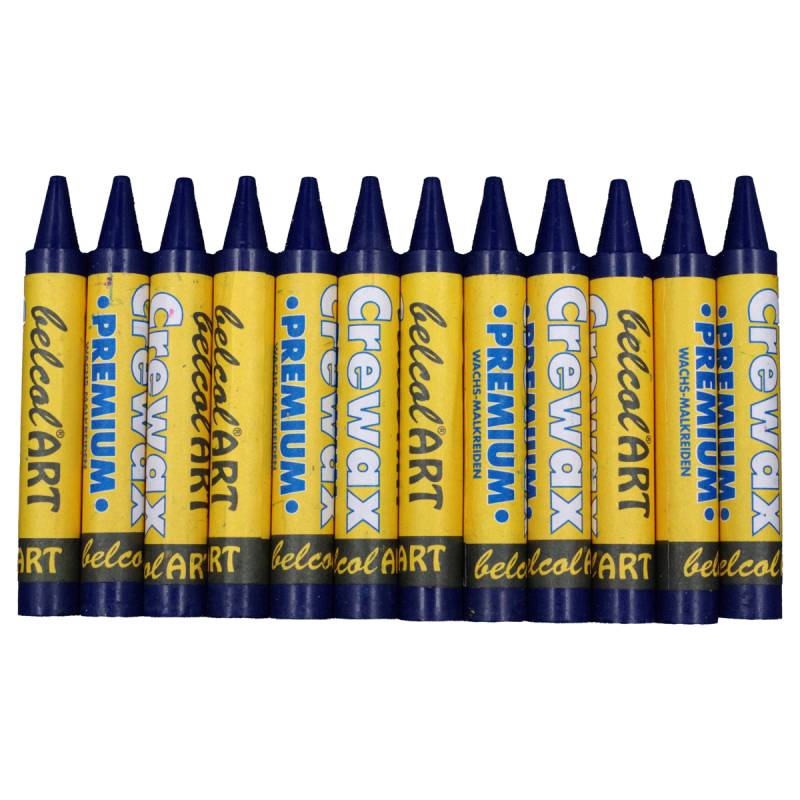 belcolART Crewax Premium 12 Wachsmalstifte preussisch blau belcolART Crewax Premium 12 Wachsmalstifte preussisch blau