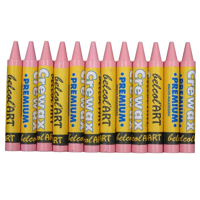 belcolART Crewax Premium 12 Wachsmalstifte rosa belcolART Crewax Premium 12 Wachsmalstifte rosa