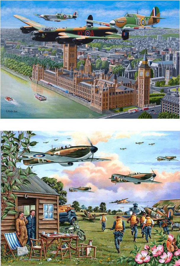 �berflug �ber London und Umgebung