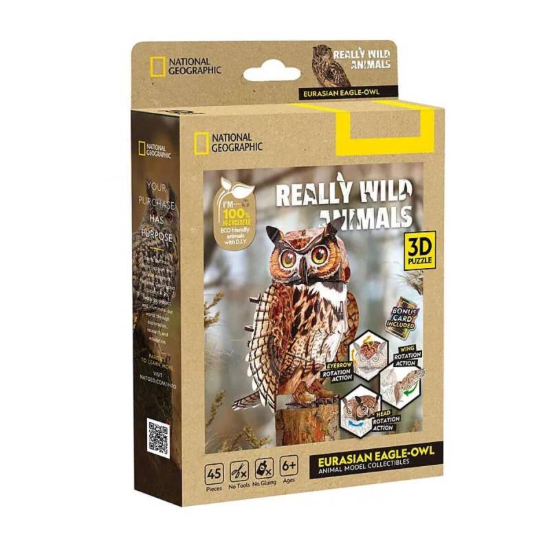 diverse - 3D Puzzle Eule 45 Teil diverse - 3D Puzzle Eule 45 Teil