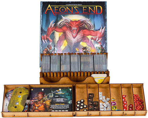 e-Raptor  - Sortiereinsatz f�r Aeons End 2. Edition aus Holz