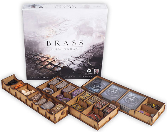 e-Raptor  - Sortiereinsatz f�r Brass: Birmingham aus Holz
