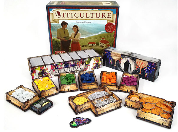 e-Raptor  - Sortiereinsatz f�r Viticulture + Erweiterungen (Holz mit Print)