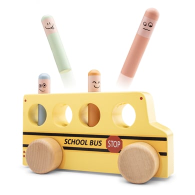 New Classic Toys Pop-Up Spiel Schulbus von New Classic Toys