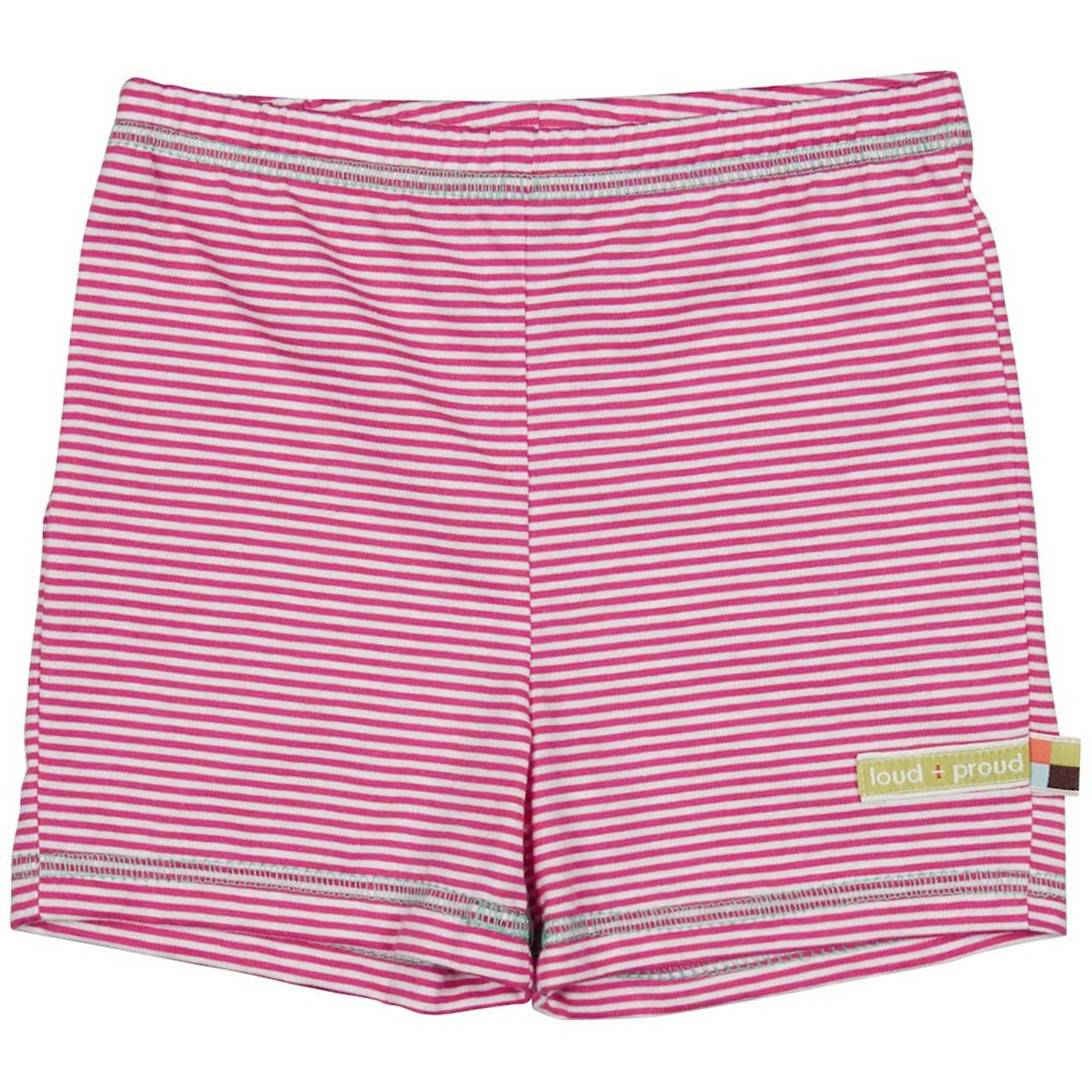 gestreifte leichte Shorts pink 62/68