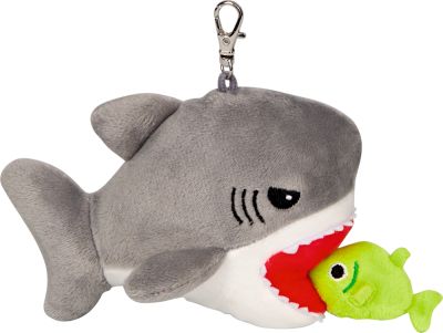 grau, Zappel-Hai Anhänger - Capt'n Sharky