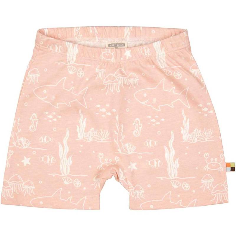 leichte Meereswelt Shorts rosa 62/68