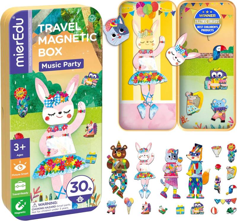 mierEdu - Magnetspielbox Musikalischer Abend, Reisespiel