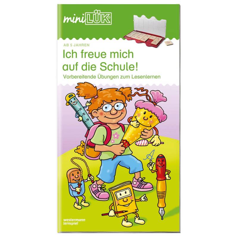miniLÜK Übungsheft - Ich freue mich auf die Schule, Lesen, ab 5 J. miniLÜK Übungsheft - Ich freue mich auf die Schule, Lesen, ab 5 J.