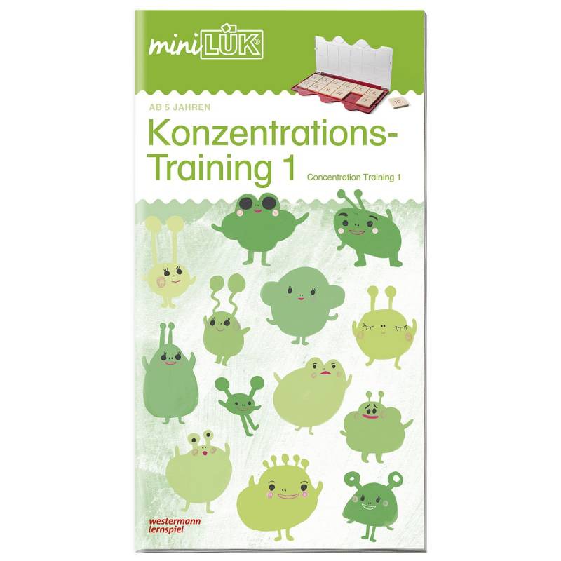 miniLÜK Übungsheft - Konzentrationstraining 1, ab 5 J. miniLÜK Übungsheft - Konzentrationstraining 1, ab 5 J.