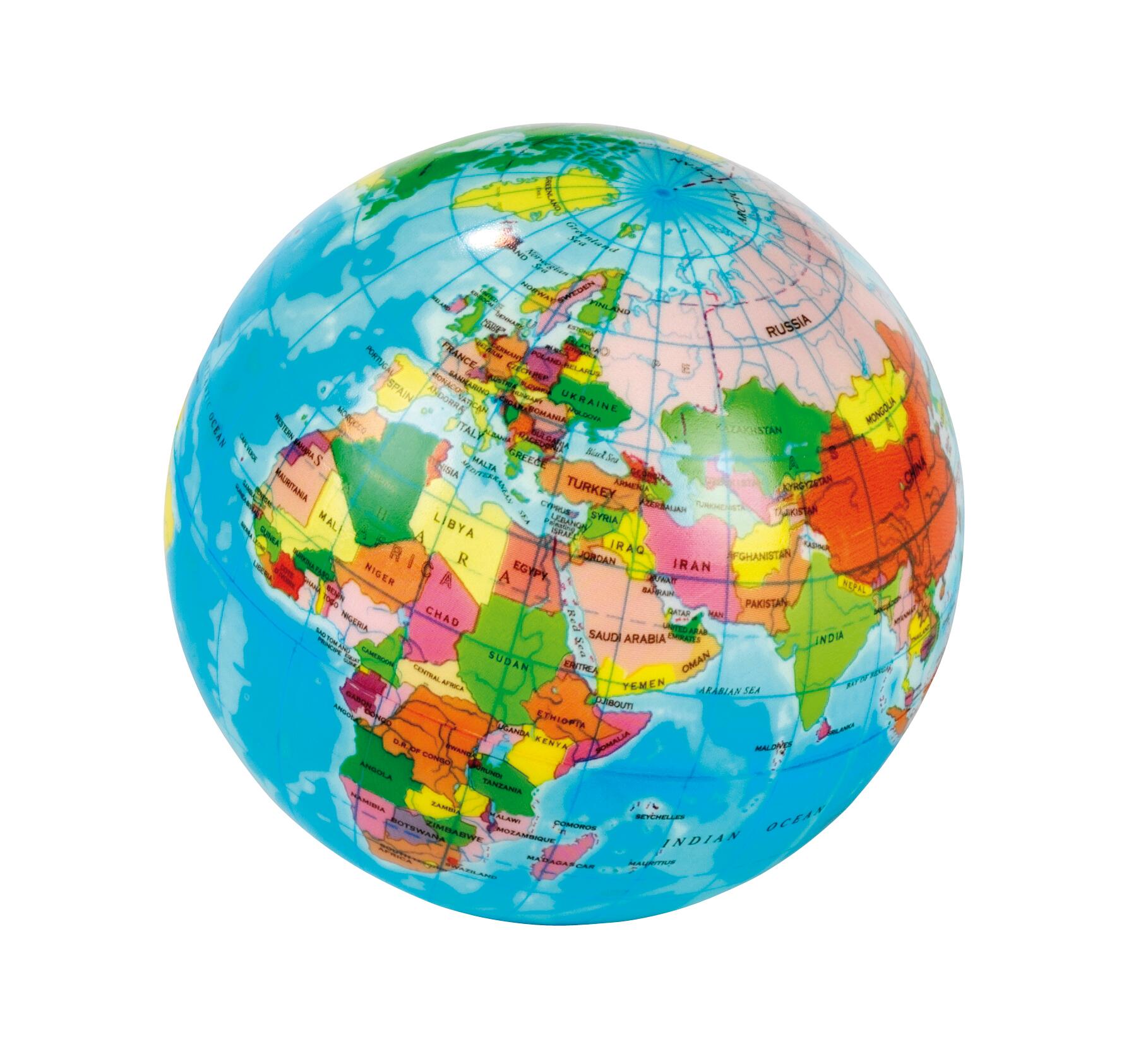 moses - Ball 10 cm Weltkugel/ Anti-Stress-Ball