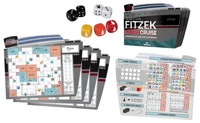 moses - Killercruise / Würfelspiel / S. Fitzek moses - Killercruise / Würfelspiel / S. Fitzek