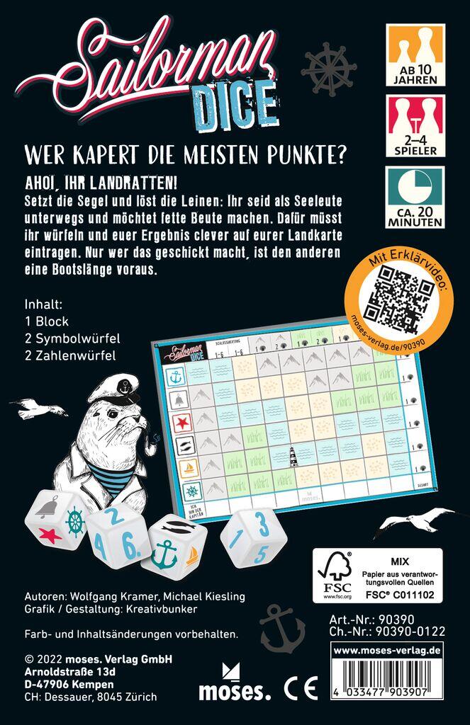 moses - MOSES Sailorman Dice moses - MOSES Sailorman Dice