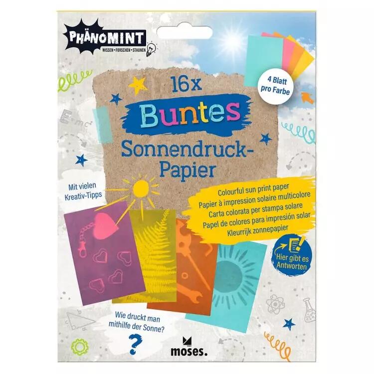 moses - Moses PhänoMINT Buntes Sonnendruckp – Experimentier- und Lernspiel