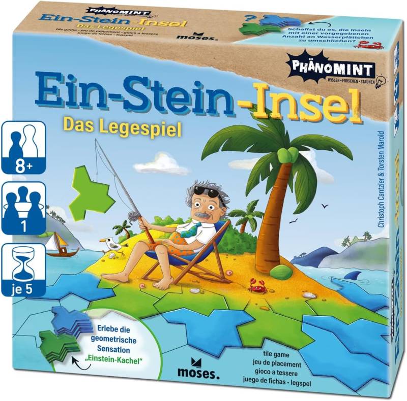 moses - Moses PhänoMINT Ein-Stein-Insel - D – Experimentier- und Lernspiel moses - Moses PhänoMINT Ein-Stein-Insel - D – Experimentier- und Lernspiel