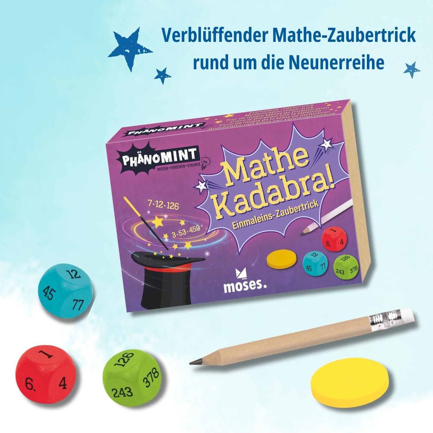 moses - Moses PhänoMINT Mathe Kadabra! – Experimentier- und Lernspiel