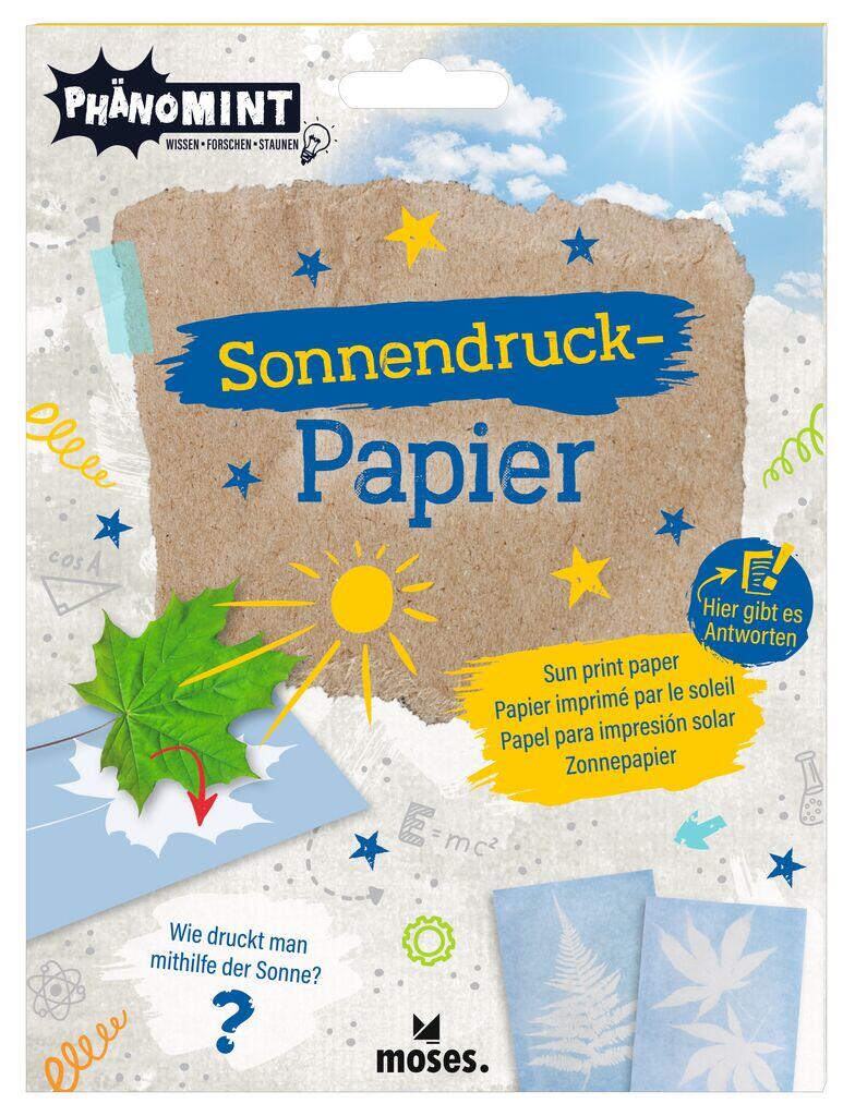 moses - Moses PhänoMINT Sonnendruck-Papier – Experimentier- und Lernspiel
