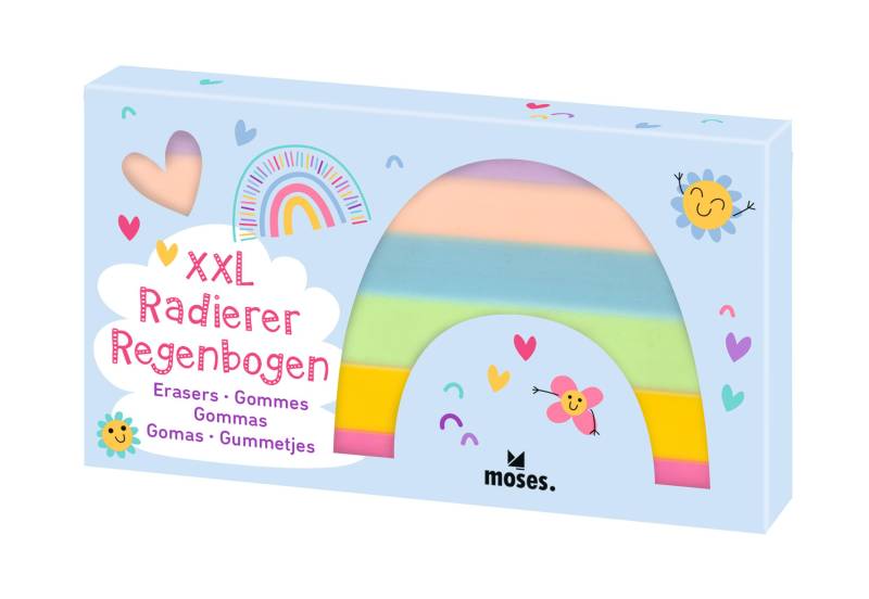 moses - Radierer Regenbogen / 1 Stück moses - Radierer Regenbogen / 1 Stück