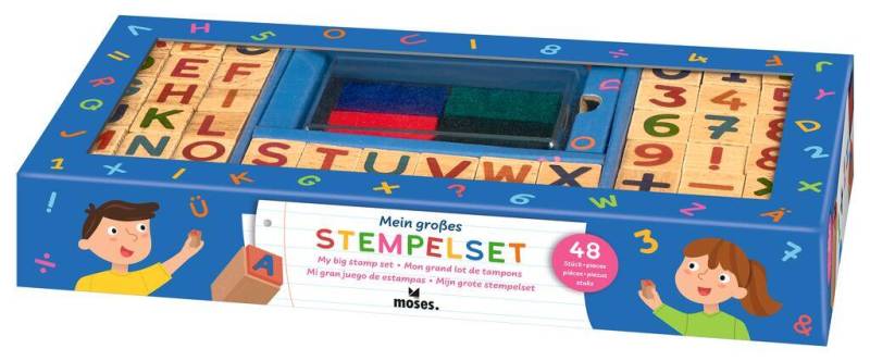moses - Stempelset Buchstaben