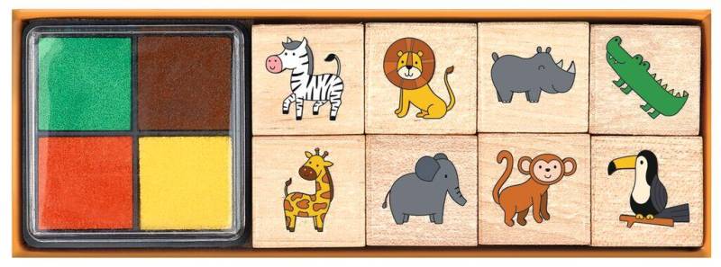 moses - Stempelset Wilde Tiere moses - Stempelset Wilde Tiere