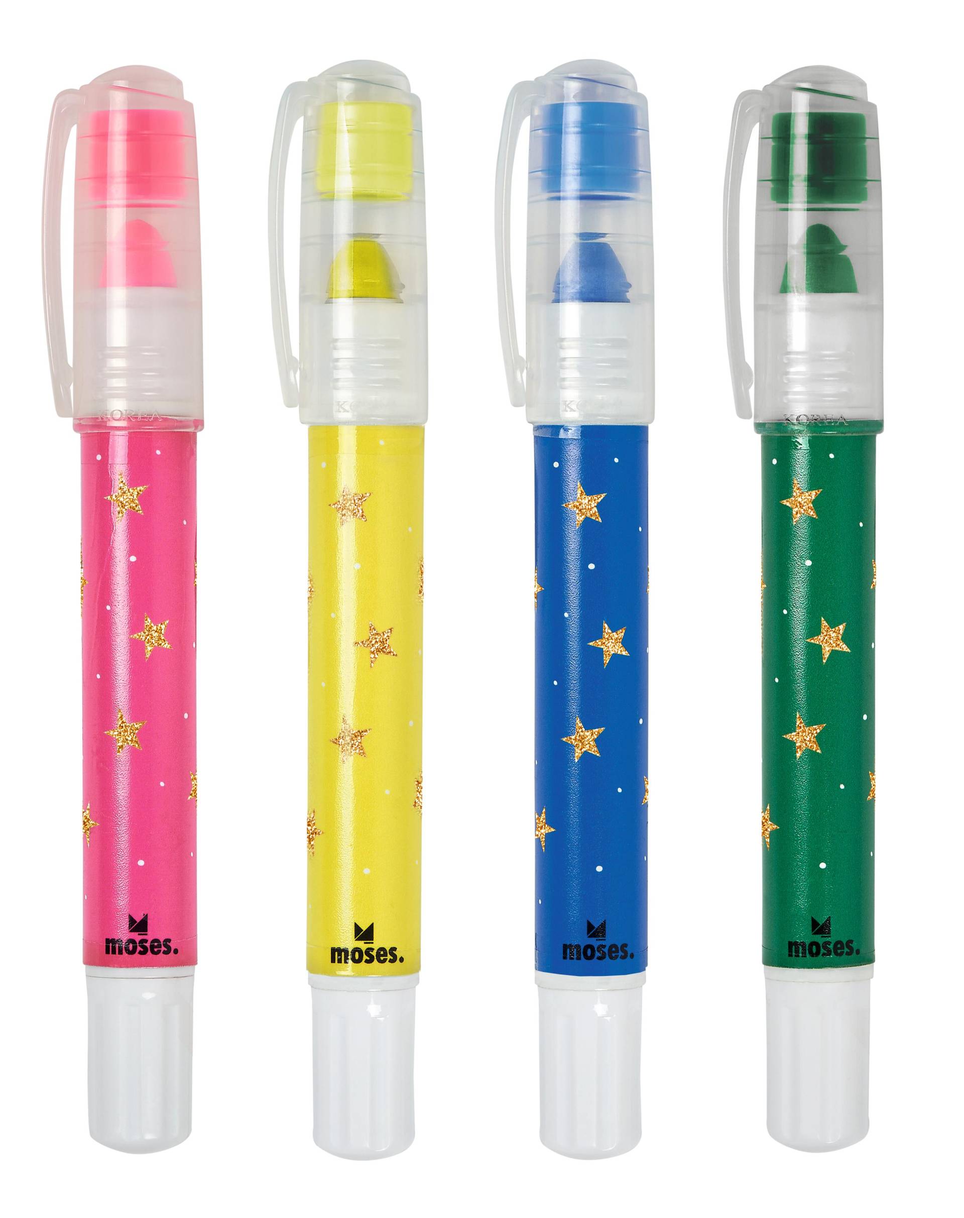 moses - Wachsmalstifte Metallic Sternenstaub 4er Set moses - Wachsmalstifte Metallic Sternenstaub 4er Set