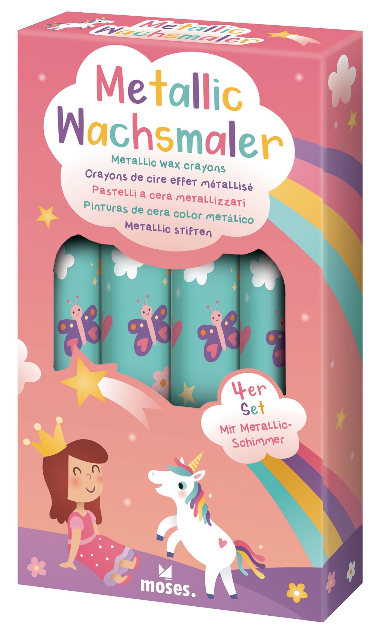 moses - Wachsmalstifte Metallic Zauberschloss