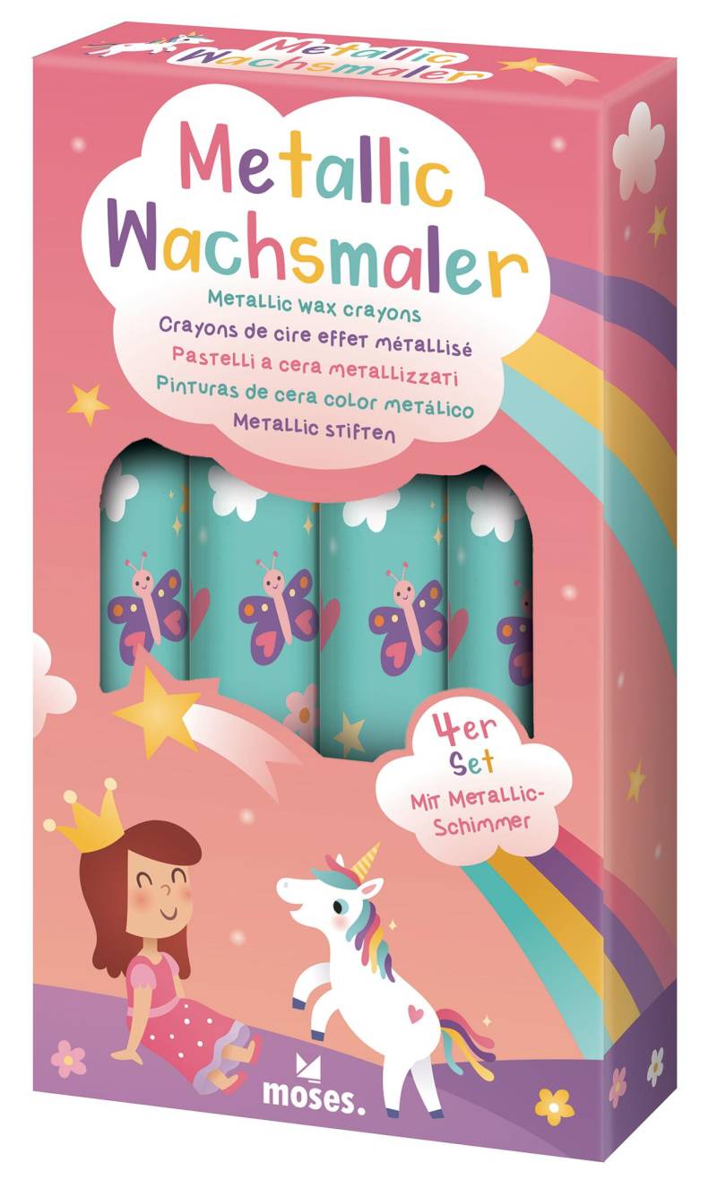 moses - Wachsmalstifte Metallic Zauberschloss