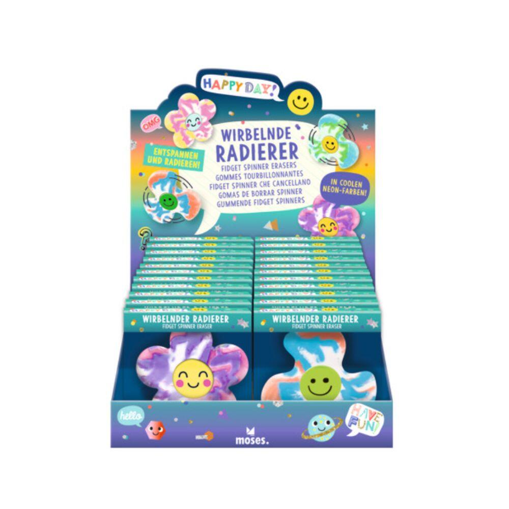 moses - Wirbelnder Radierer Happy Day, Farbwahl nicht möglich moses - Wirbelnder Radierer Happy Day, Farbwahl nicht möglich