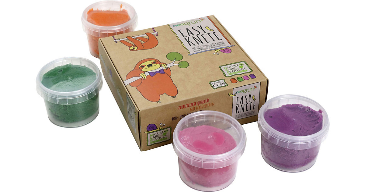 neogrün Easy-Knete 4er Set Loki