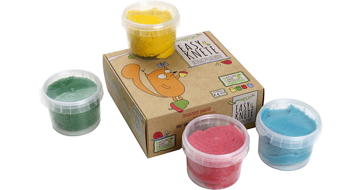 neogrün Easy-Knete 4er Set Yuki