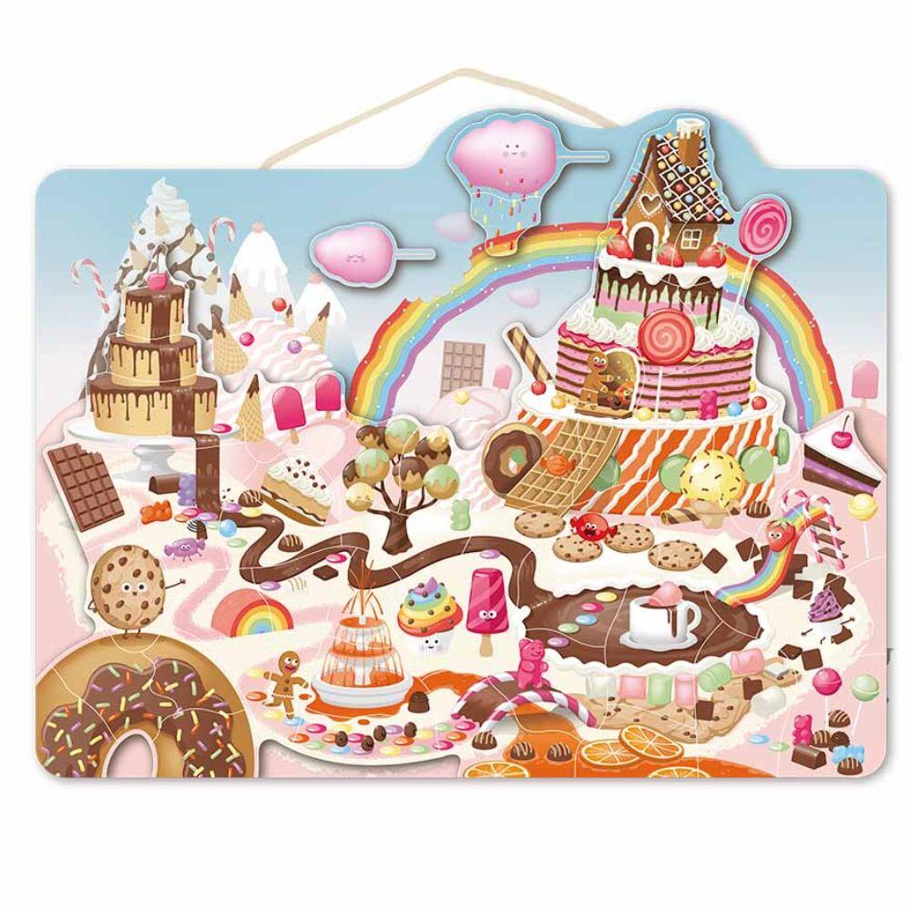 nici - Magnetisches Holzpuzzle Bonbon