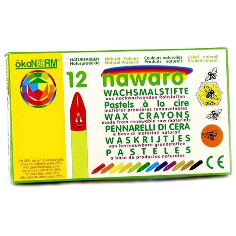 ökoNorm 12 Wachsmalstifte normal ab 3 Jahren und Erwachsene