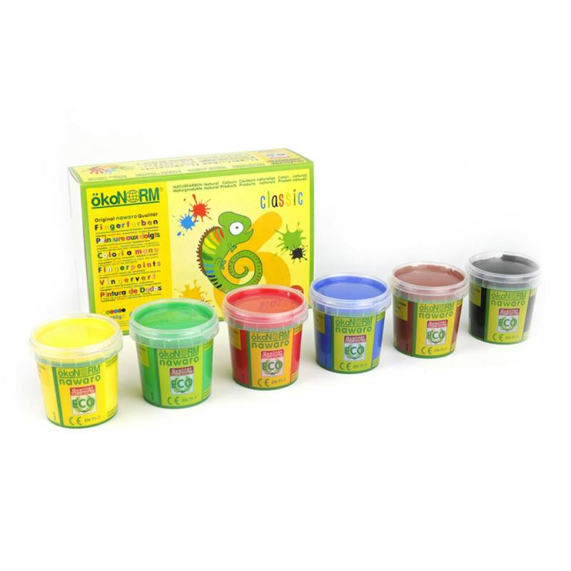 ökoNorm Fingerfarben 6er Set Classic ökoNorm Fingerfarben 6er Set Classic