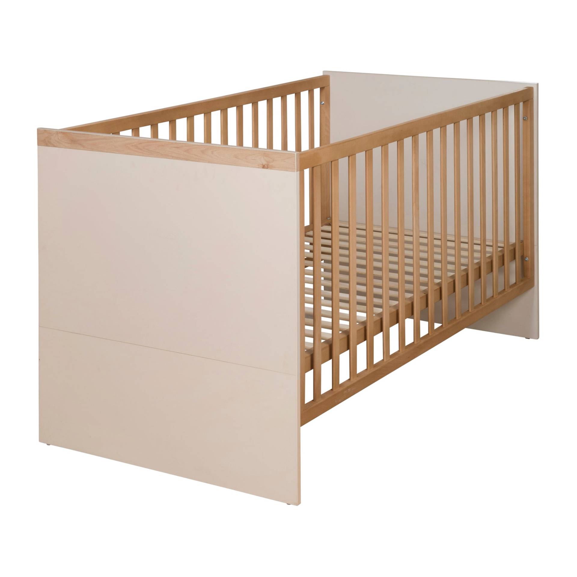 roba Baby- & Kinderbett 'Jil' 70x140 cm - Umbaubar zum Juniorbett - Cashmere / Chestnut