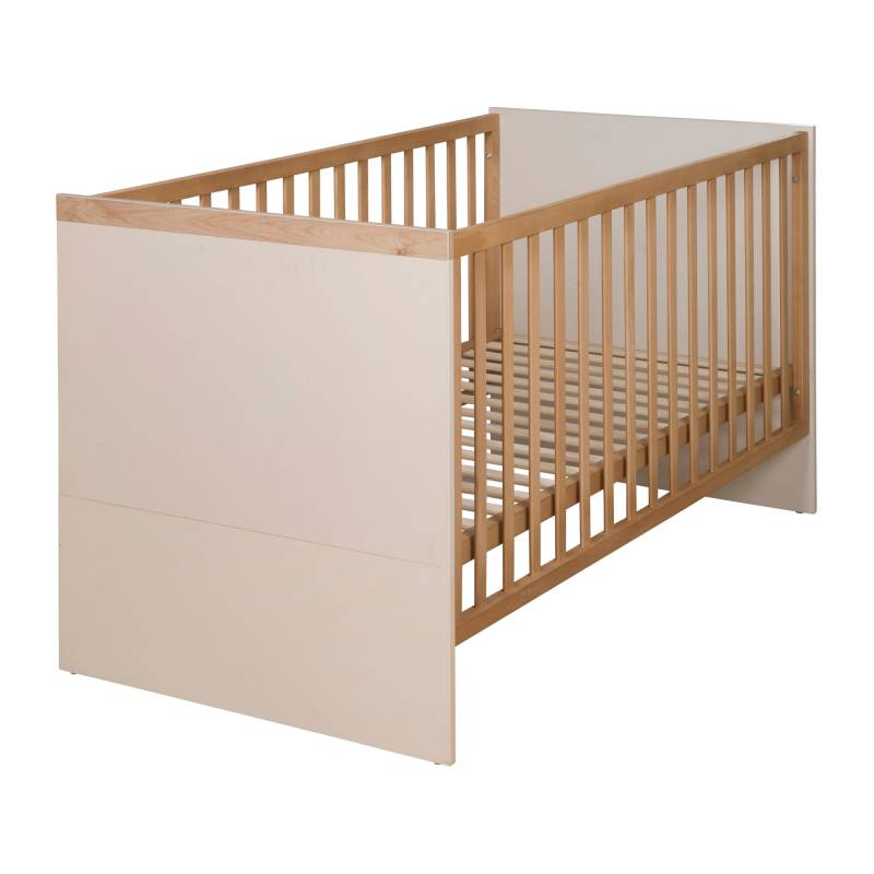 roba Baby- & Kinderbett 'Jil' 70x140 cm - Umbaubar zum Juniorbett - Cashmere / Chestnut