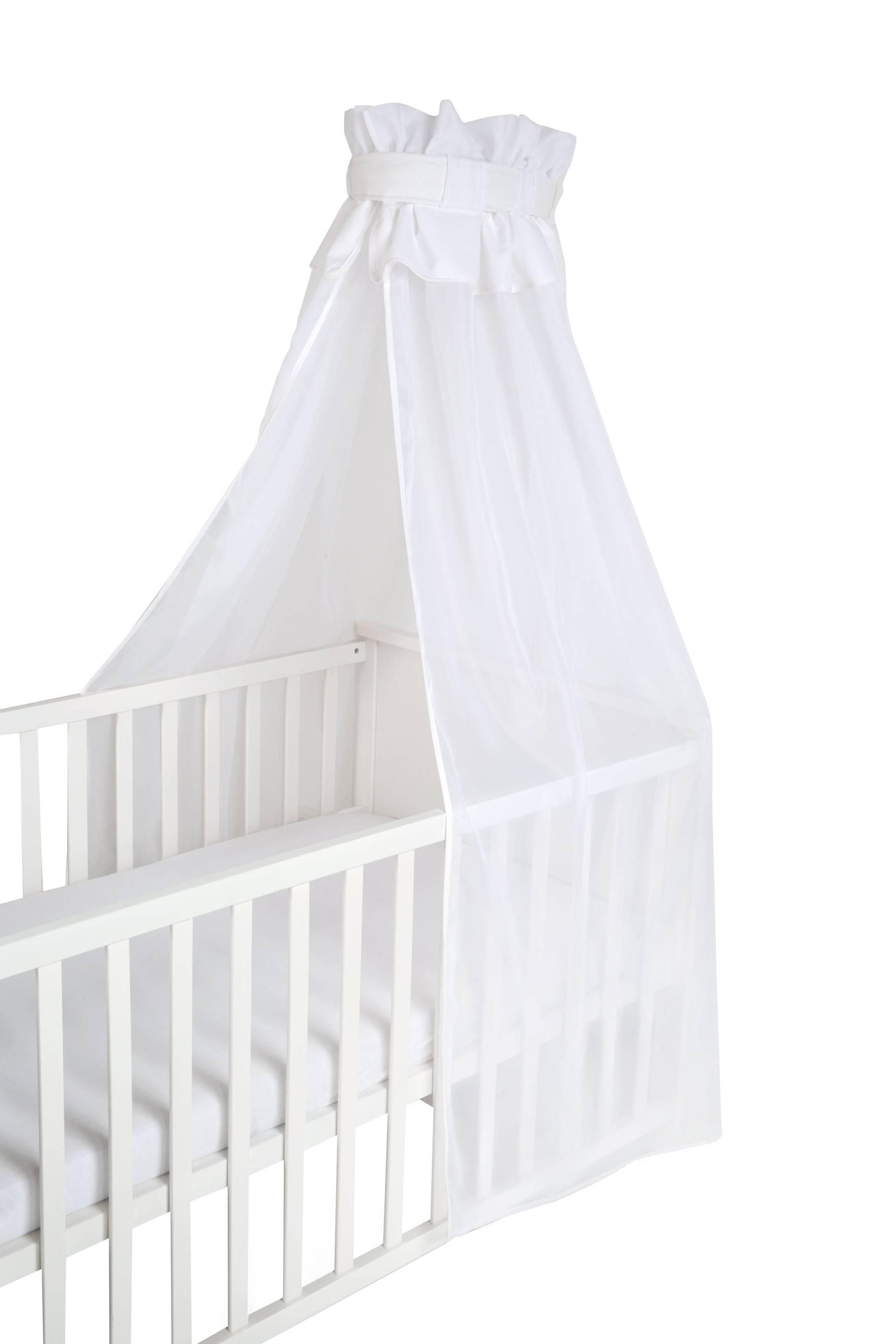 roba Babybett Himmel, weiß, 16 % Baumwolle, 84 % PES, (HxBxT) 160 x 250 x 0,5 cm