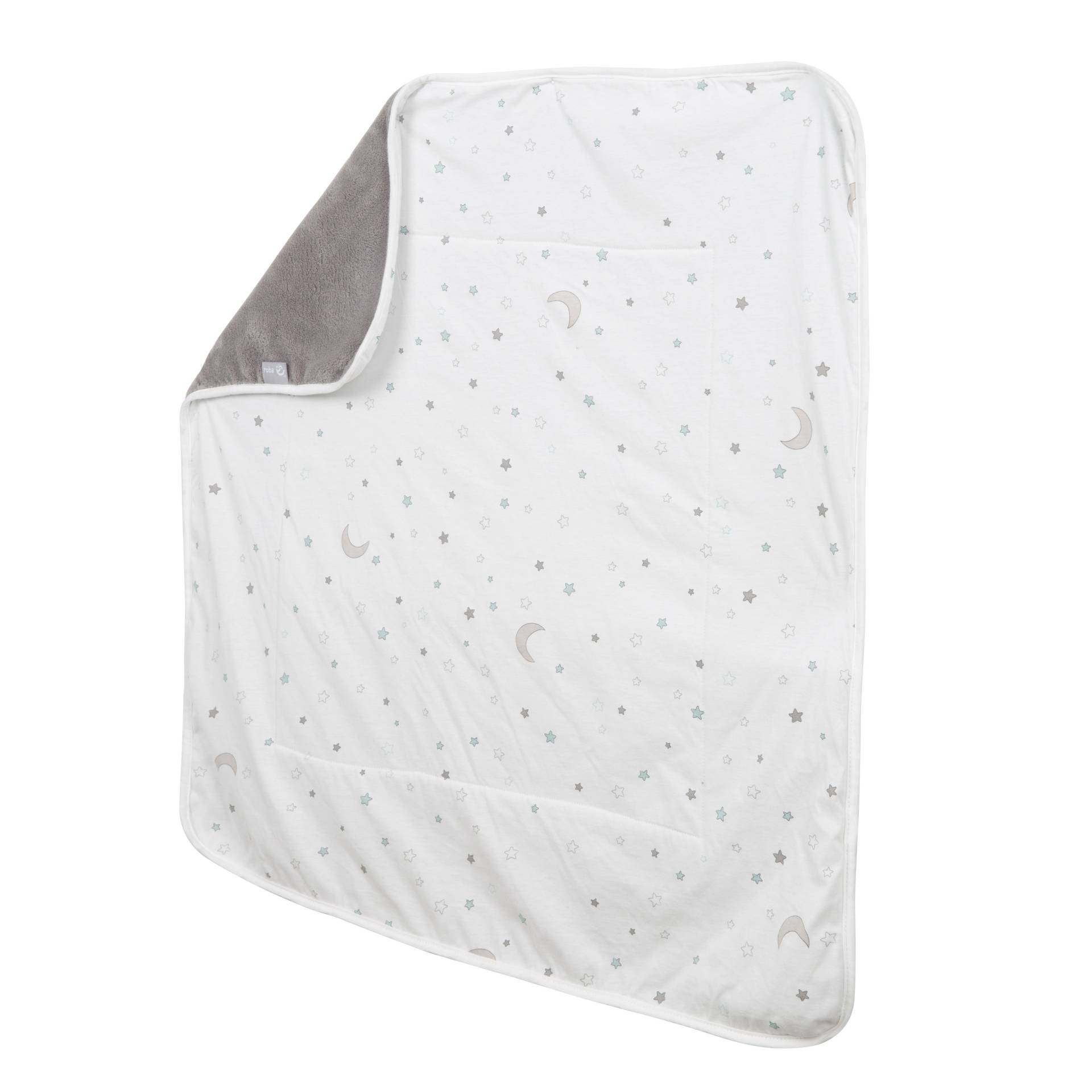 roba Babydecke 'Sternenzauber', Jerseydecke aus 100 % Baumwolle, 80 x 80 cm