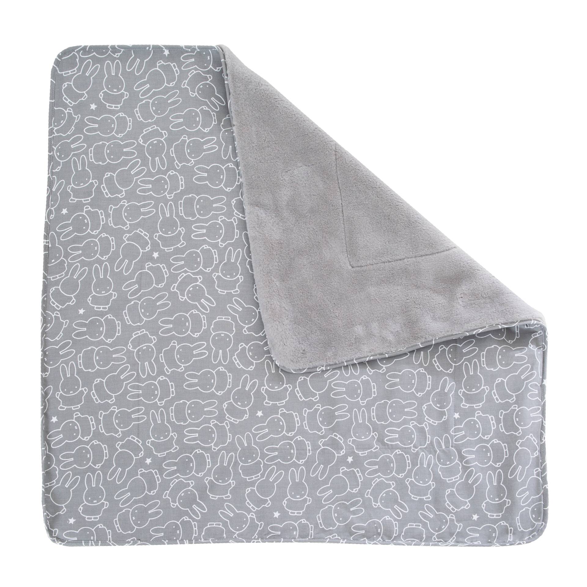 roba Babydecke 'miffy®', 2 seitig: 1x super weich, warm & flauschig, 1x 100 % Baumwolle