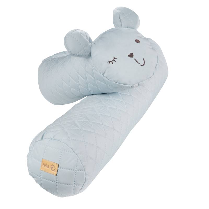roba Bettschlange 'roba Style', Baby-Bettumrandung mit Bärengesicht 'Benny', hellblau, 170 cm roba Bettschlange 'roba Style', Baby-Bettumrandung mit Bärengesicht 'Benny', hellblau, 170 cm