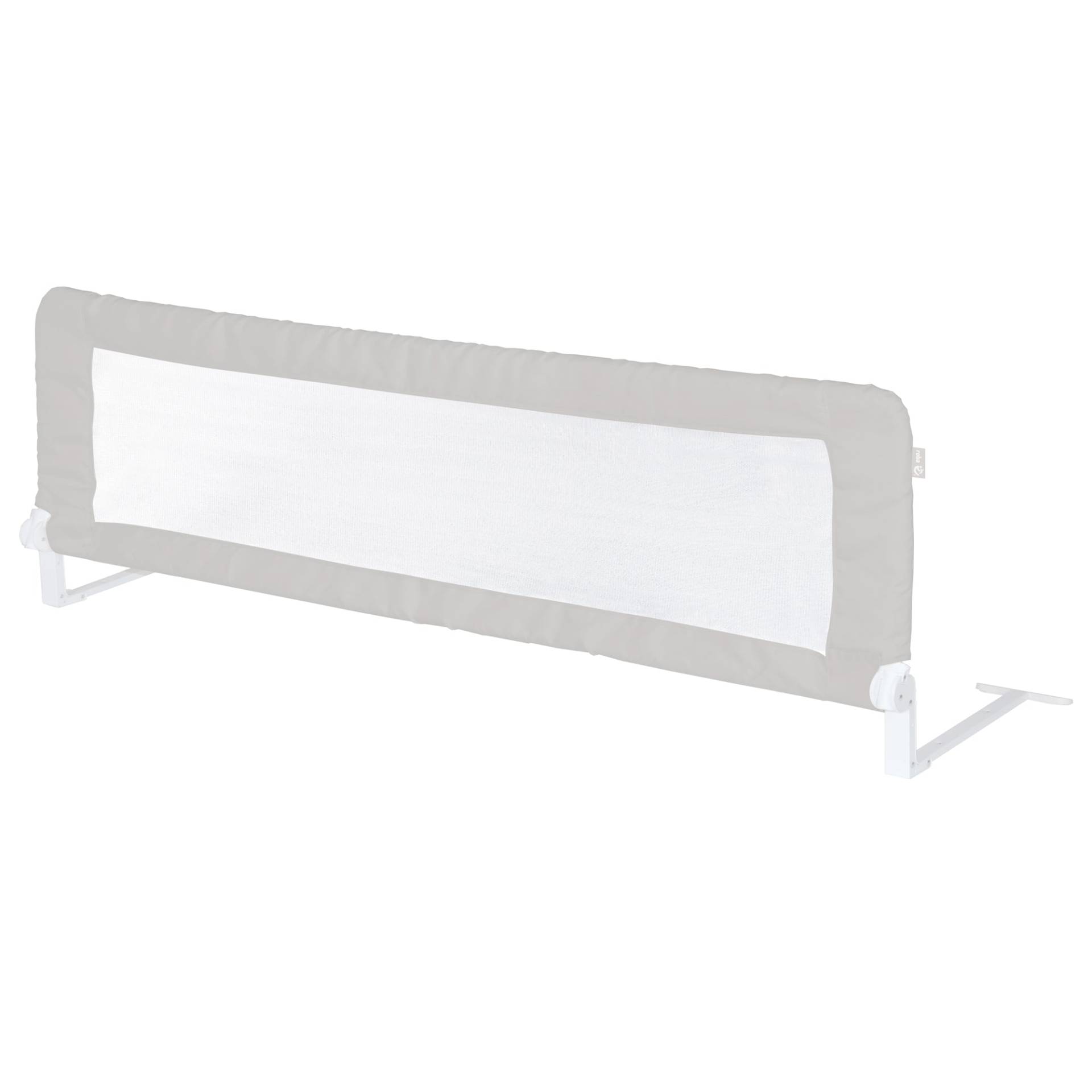 roba Bettschutzgitter 'Klipp-Klapp' 100 - 150 cm, klappbar, für Babys & Kinder, taupe