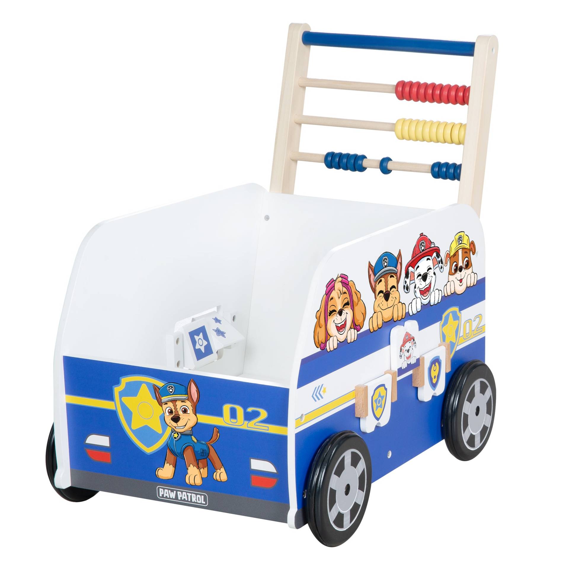 roba Bully-Schiebebus 'Paw Patrol' - Lauflernwagen mit Hunde Motiv der Serie