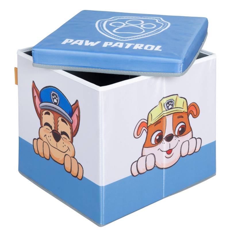 roba Faltbare Sitz-& Aufbewahrungsbox 'Paw Patrol' - Blau / Weiß